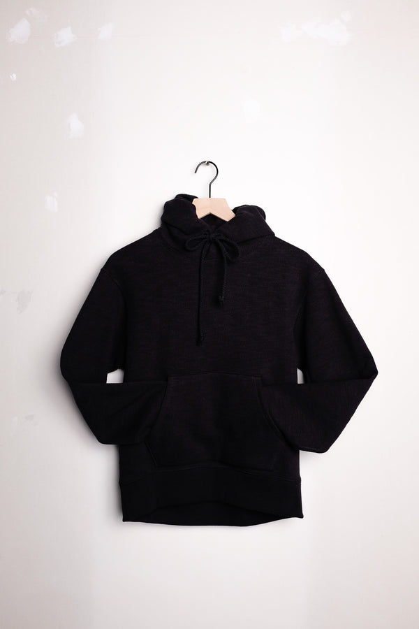 GG SWEAT PULLOVER PARKA - BLACK