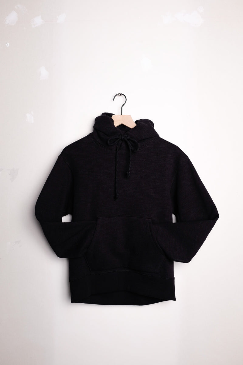 GG SWEAT PULLOVER PARKA - BLACK