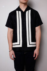 LEISURE SHIRT - BLACK BORDER