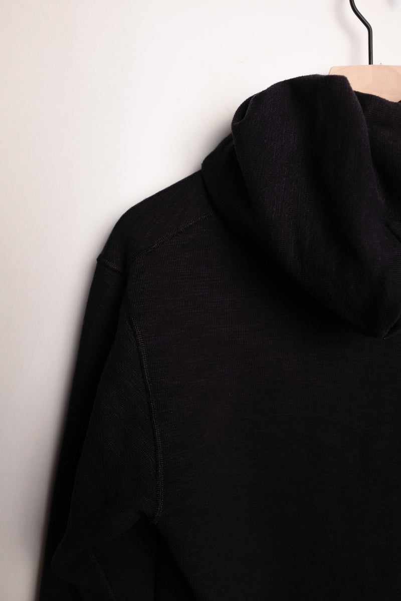 GG SWEAT PULLOVER PARKA - BLACK
