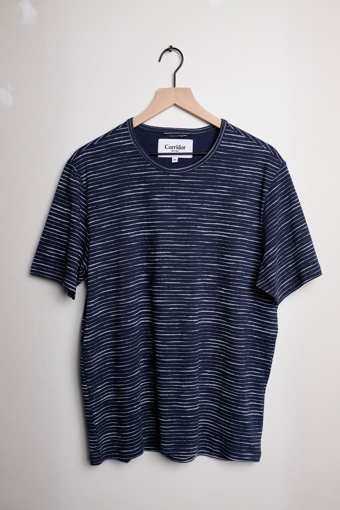 FREQUENCY STRIPE TEE - MIDNIGHT