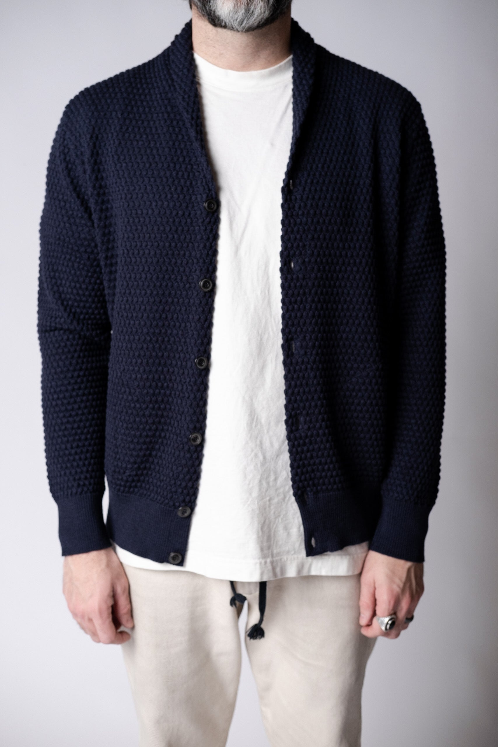 SHAWL COLLAR CARDIGAN