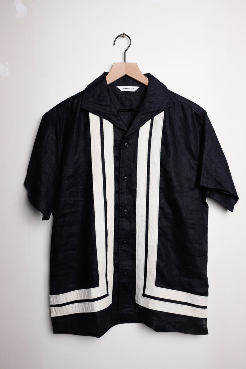 LEISURE SHIRT - BLACK BORDER